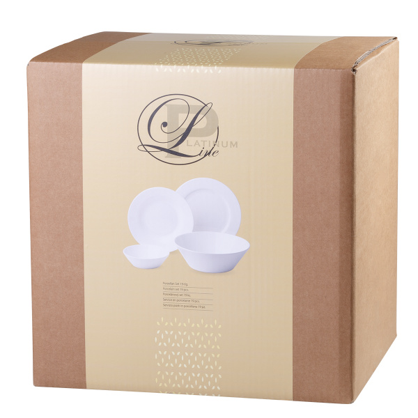 Porzellan-Set 19-tlg. – Premium Platinum Line