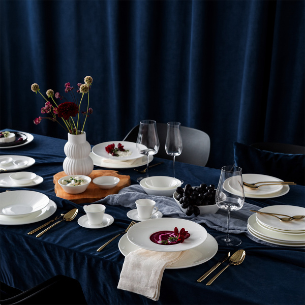 Tiefer Teller gourmet 23,5 cm - Premium Platinum Line