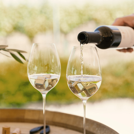 Weißweingläser 280 ml Set 2 Stk. - FLOW Glas Platinum Line
