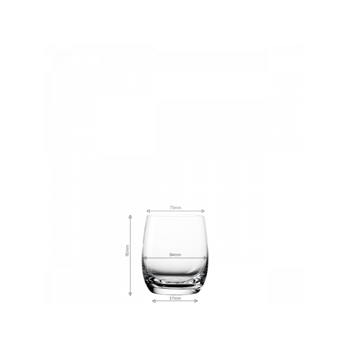 Tumbler Gläser 350 ml 4er Set - Benu Glas Lunasol META Glass