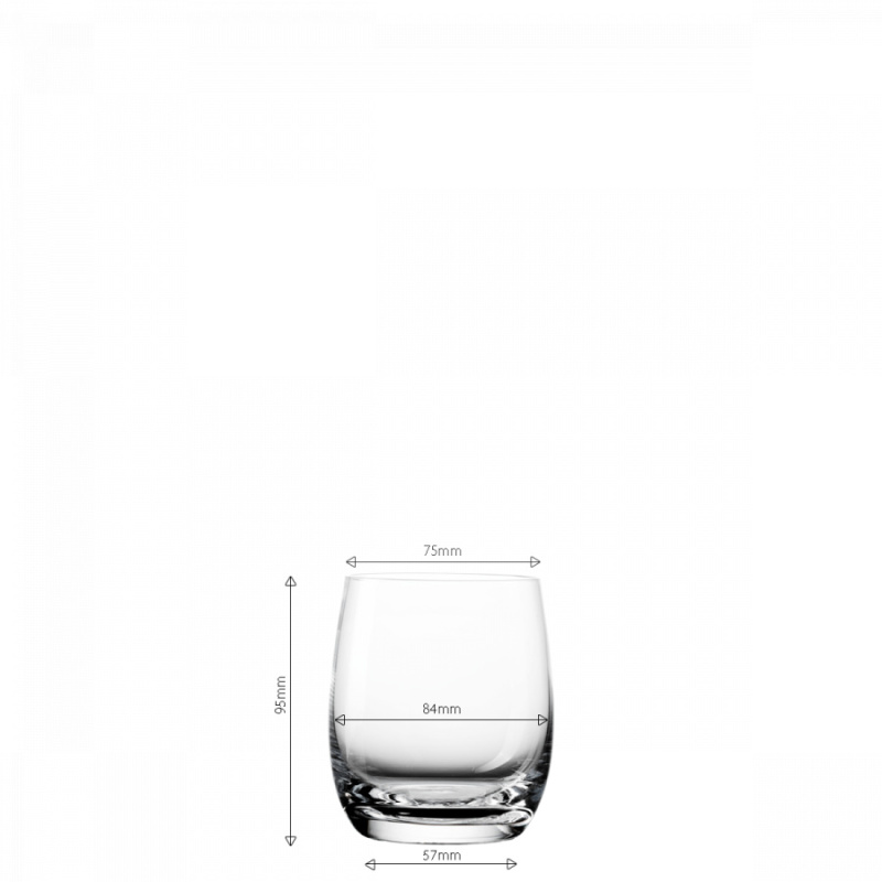 Tumbler Gläser 350 ml 4er Set - Benu Glas Lunasol META Glass