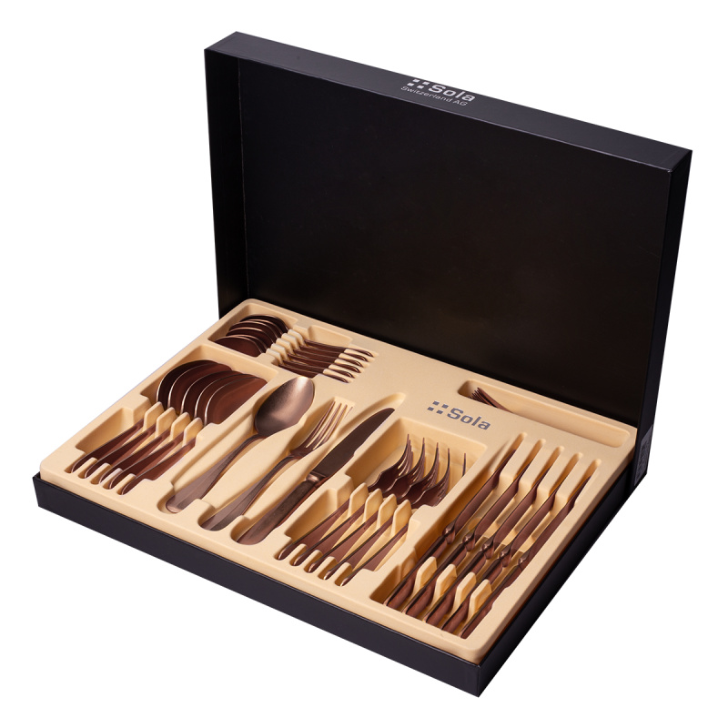 Besteck-Set 24-tlg. - Baguette Vintage Kupfer