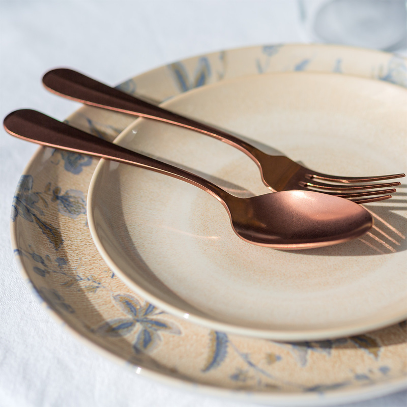 Besteck-Set 24-tlg. - Baguette Vintage Kupfer