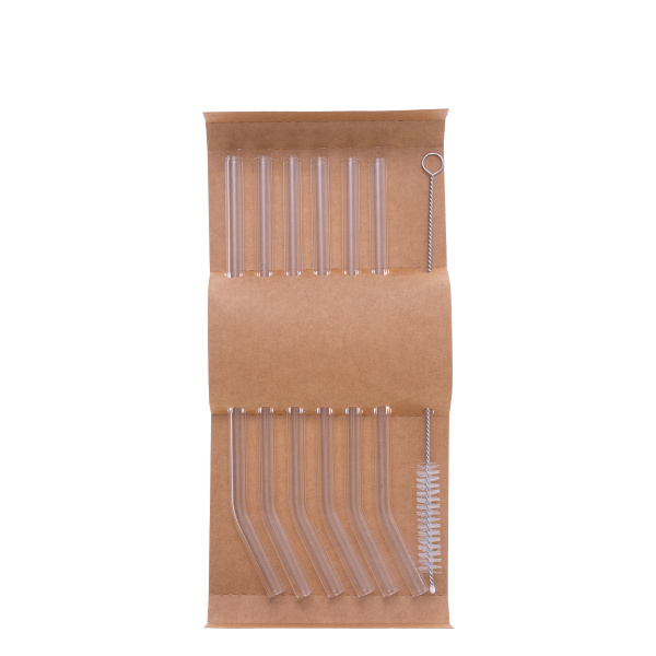 Trinkhalm gebogen 6er Set