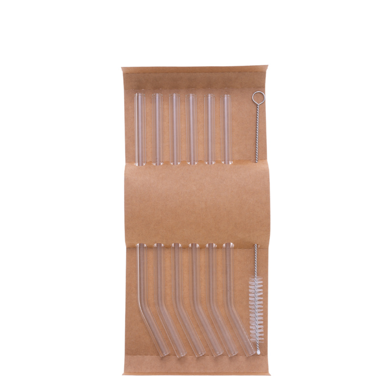 Trinkhalm gebogen 6er Set