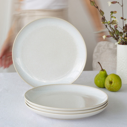 Teller, flach, rund, Coupe, 27 cm, 4-teiliges Set, Elements North