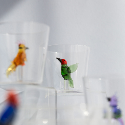 Glas mit Kolibri | Ichendorf