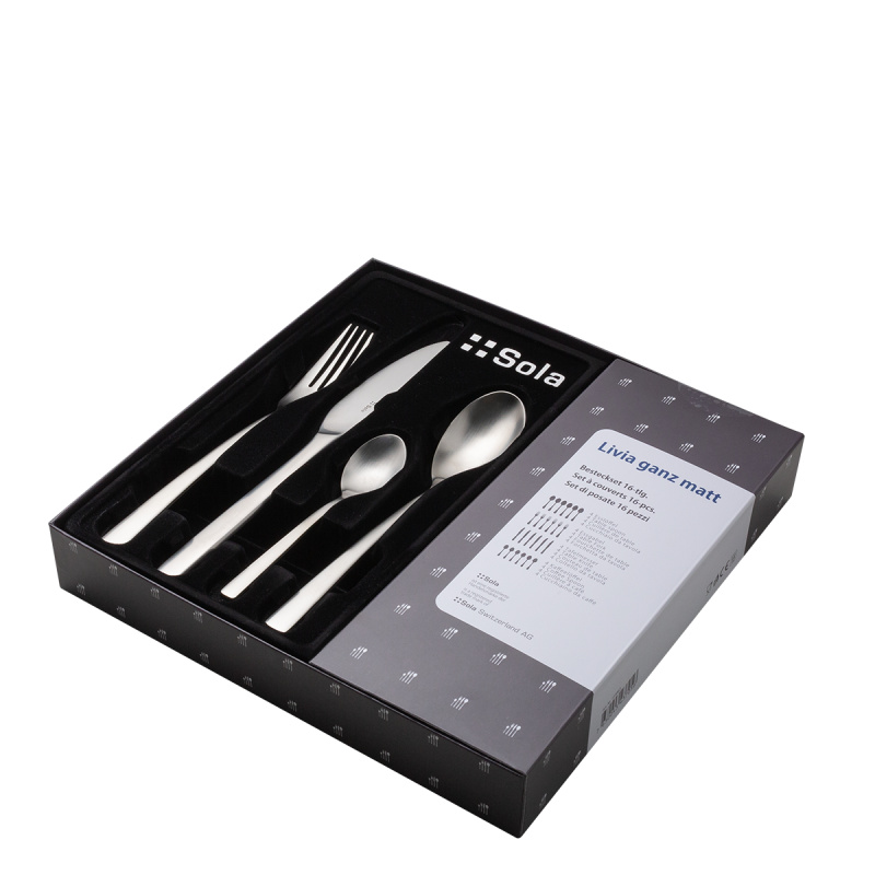 Besteckset 16-tlg. – Livia matt