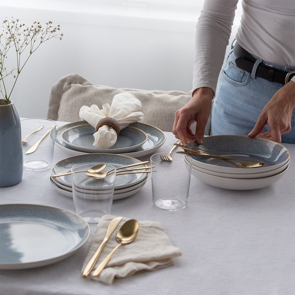 Besteckset 16-tlg. Vivo champagne | Sola