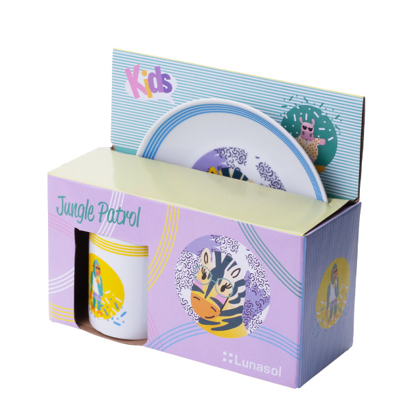 Kinder-Porzellanset 3-tlg. — Jungle Patrol
