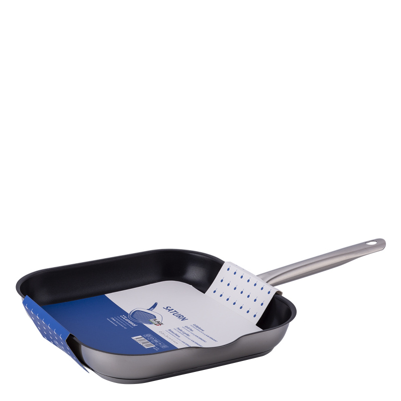 Grillpfanne 26 x 26 cm, H: 4 cm - Saturn Lunasol