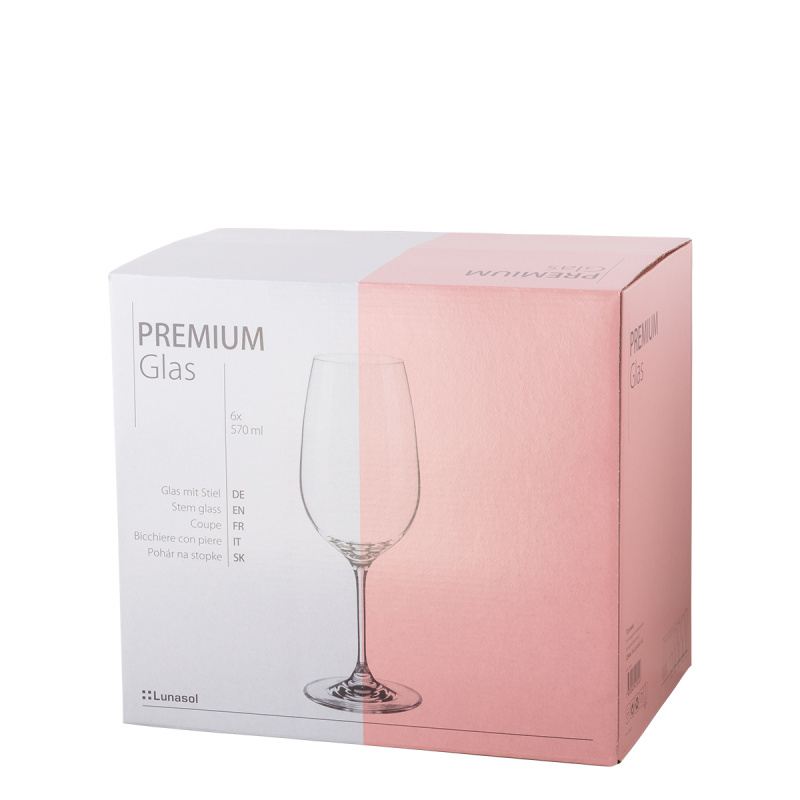 Gläser Rioja / Tempranillo 570 ml 6er-Set - Premium Glas Crystal