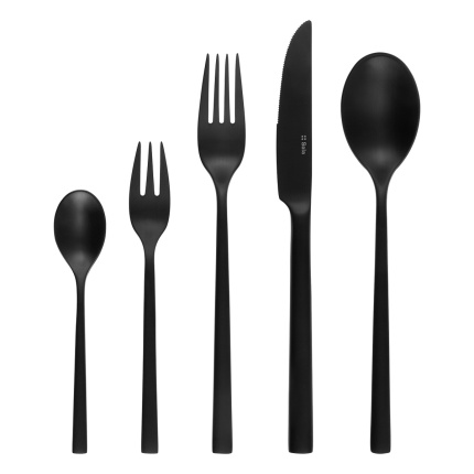 Besteckset 30-tlg. Living schwarz | Sola Premium