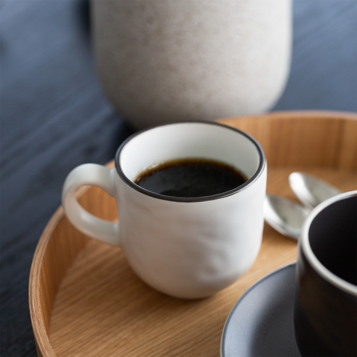 Kaffee Obere 240 ml — Elements Yin & Yang white