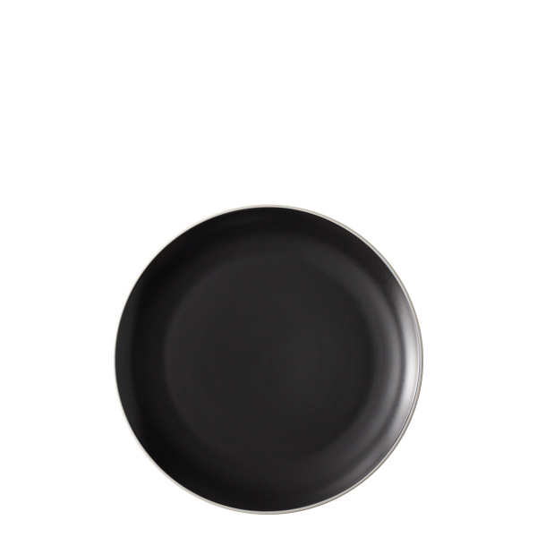 Teller flach 22 cm — Elements Yin & Yang black