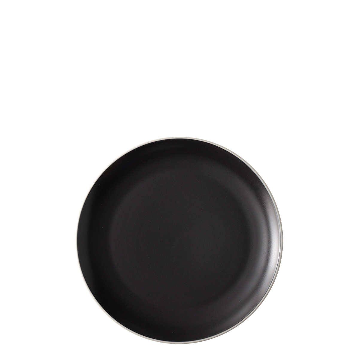 Teller flach 22 cm — Elements Yin & Yang black