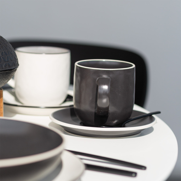 Kaffee Untere 14,2 cm — Elements Yin & Yang black