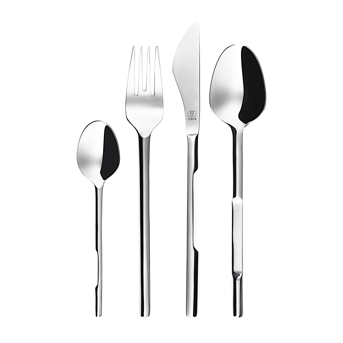 Besteckset 24 tlg. - Cut poliert Platinum Line