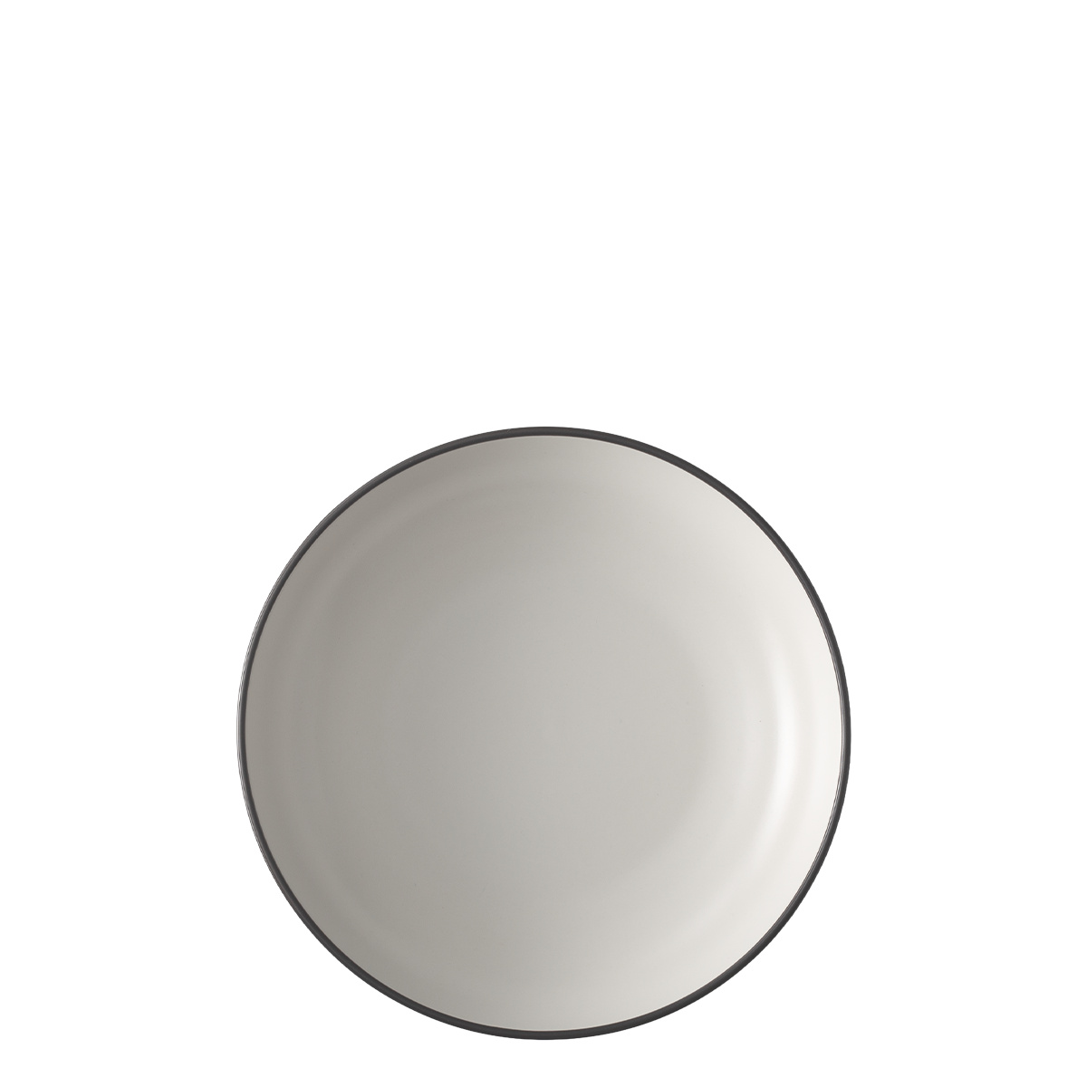 Teller tief 22,8 cm — Elements Yin & Yang white