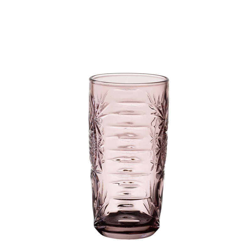 Longdrinkglas 370 ml | Marvia Vintage rosa