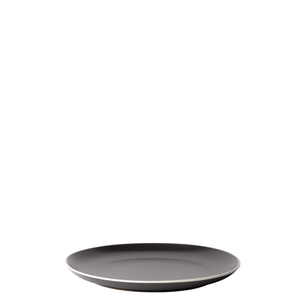 Teller flach 22 cm — Elements Yin & Yang black