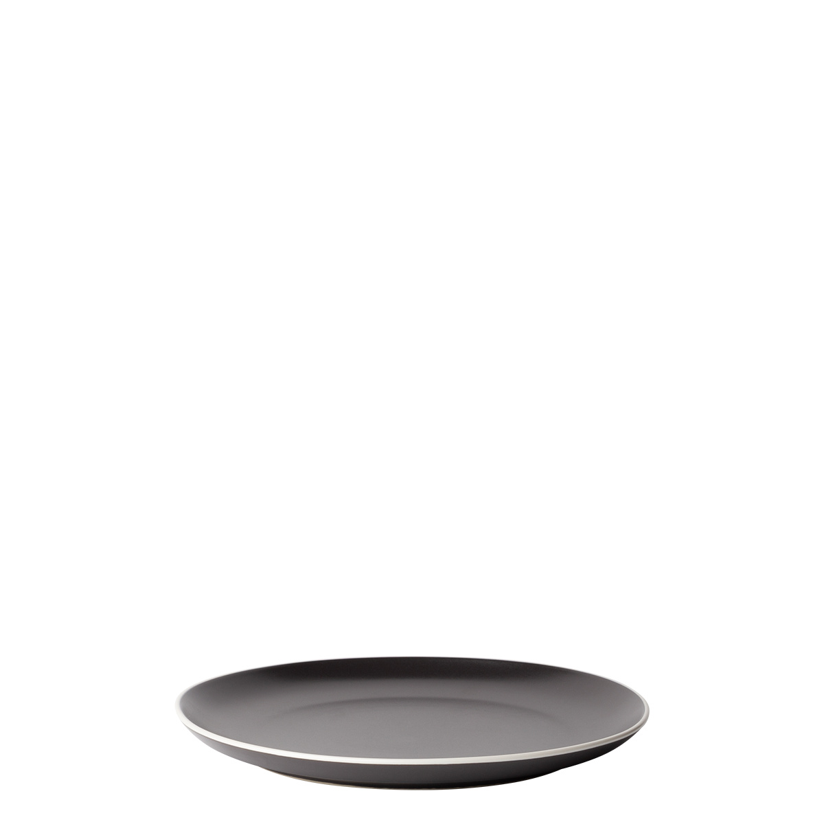 Teller flach 22 cm — Elements Yin & Yang black