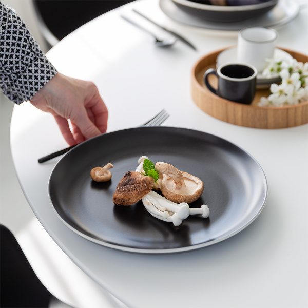 Tellerset 18-tlg. | Elements Yin & Yang black