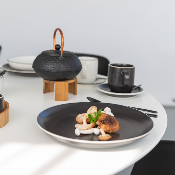 Tellerset 18-tlg. | Elements Yin & Yang black