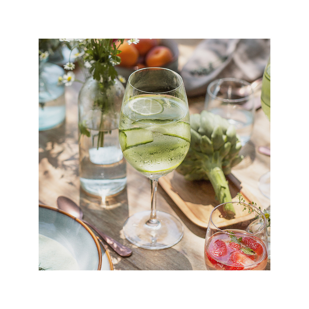 Rotweingläser 650 ml 4er-Set - Benu Glas Lunasol META Glass