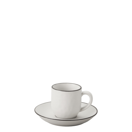 Mokka-Set 12-tlg. | Elements Yin & Yang white