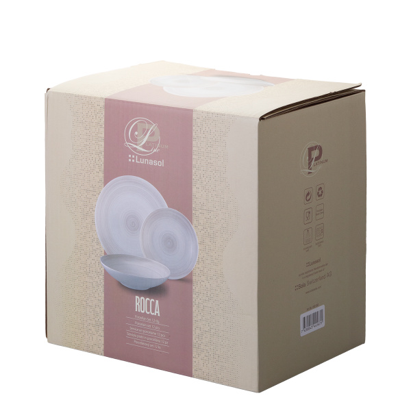 Tellerset 12-tlg. | Premium Platinum Line Rocca