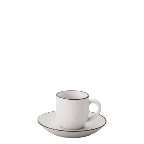 Mocca Untere 12,2 cm — Elements Yin & Yang white