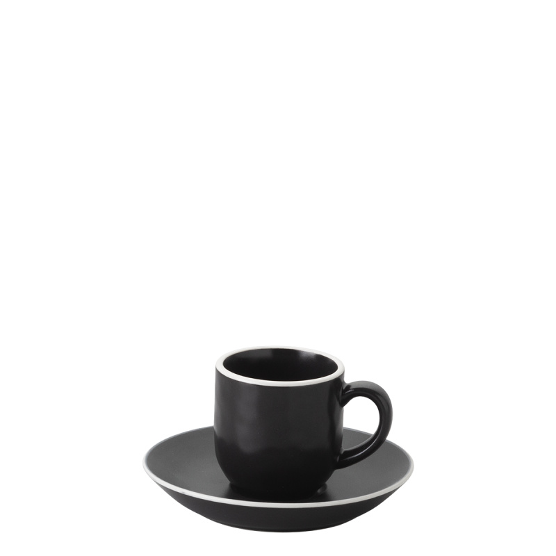 Mocca Untere 12,2 cm — Elements Yin & Yang black