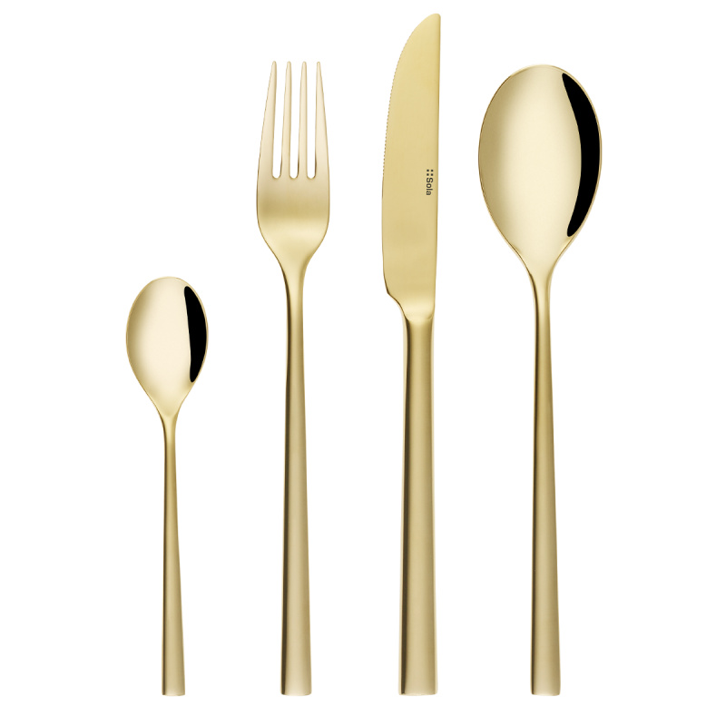 Besteckset 24-tlg. Living champagne | Sola Premium