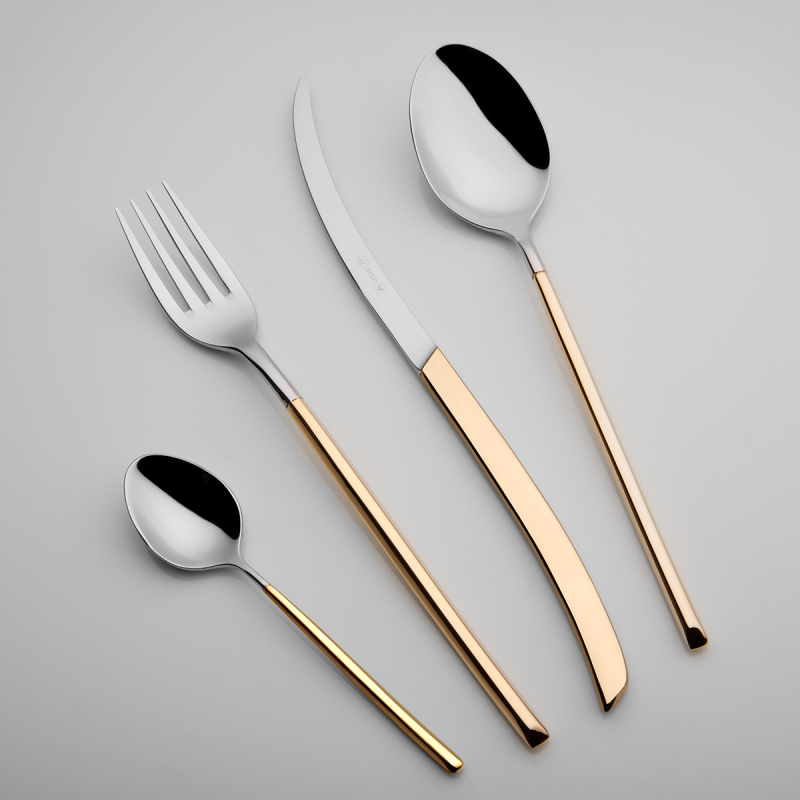 Besteckset 24 tlg. - Avantgarde Gold