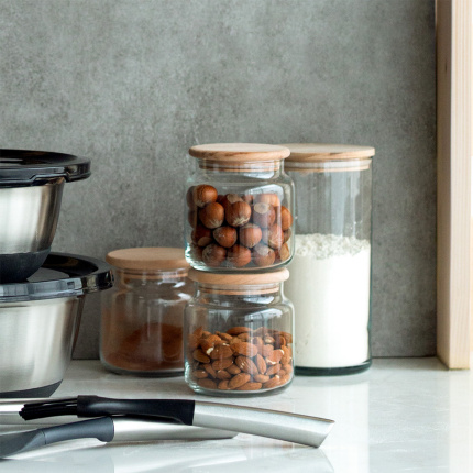 Glasbehälter mit Deckel 1,88 l | Basic Kitchen