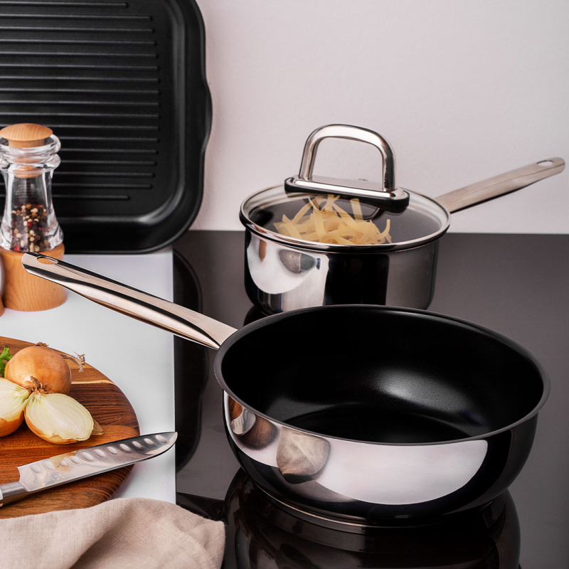 Pfanne / Wok ø 24 cm, H: 9 cm - Saturn Lunasol