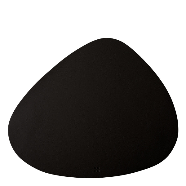 Tischset triangle PVC schwarz 45 x 37 cm - Elements Ambiente