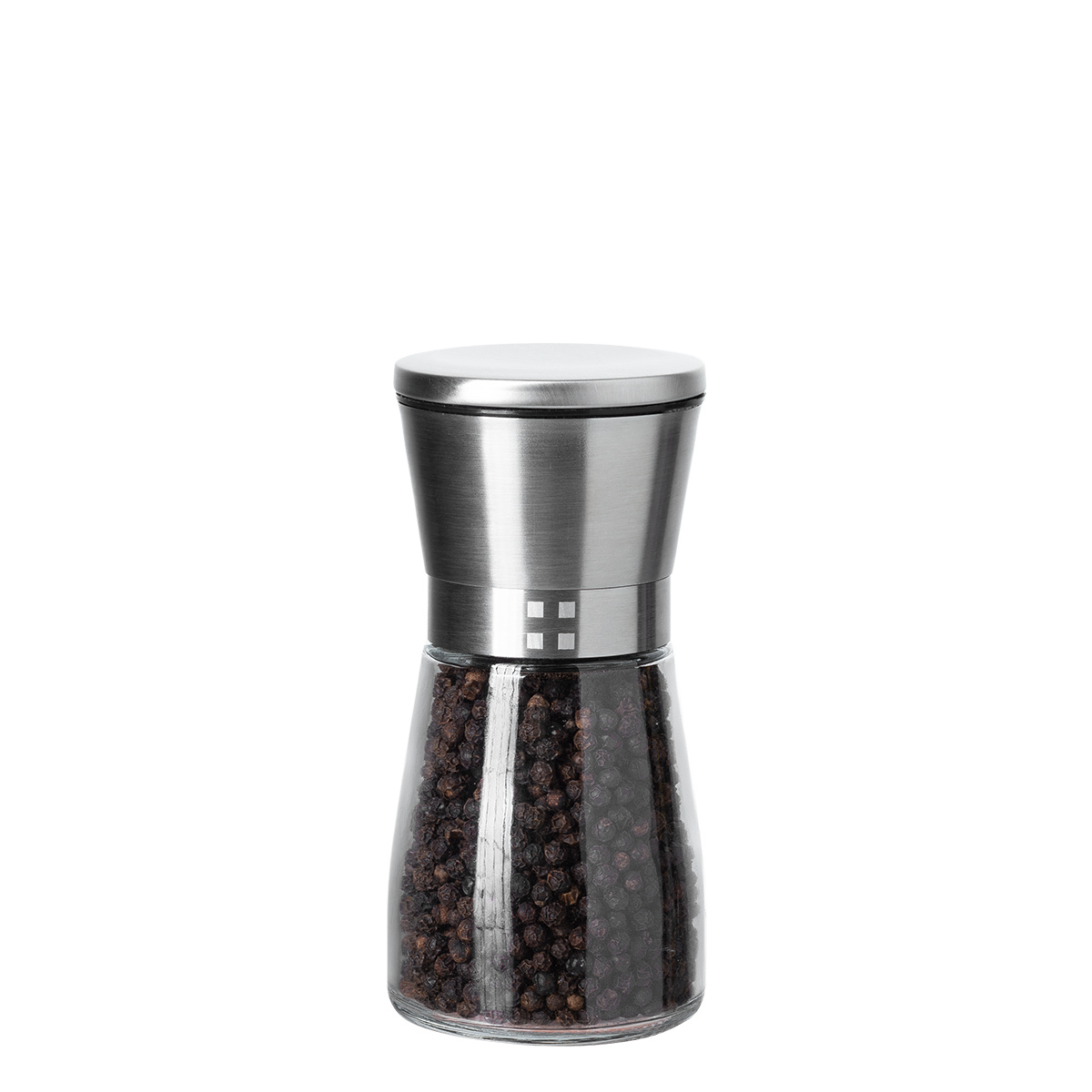 Gewürz-/Kräutermühle mit schwarzem Pfeffer, 95 g