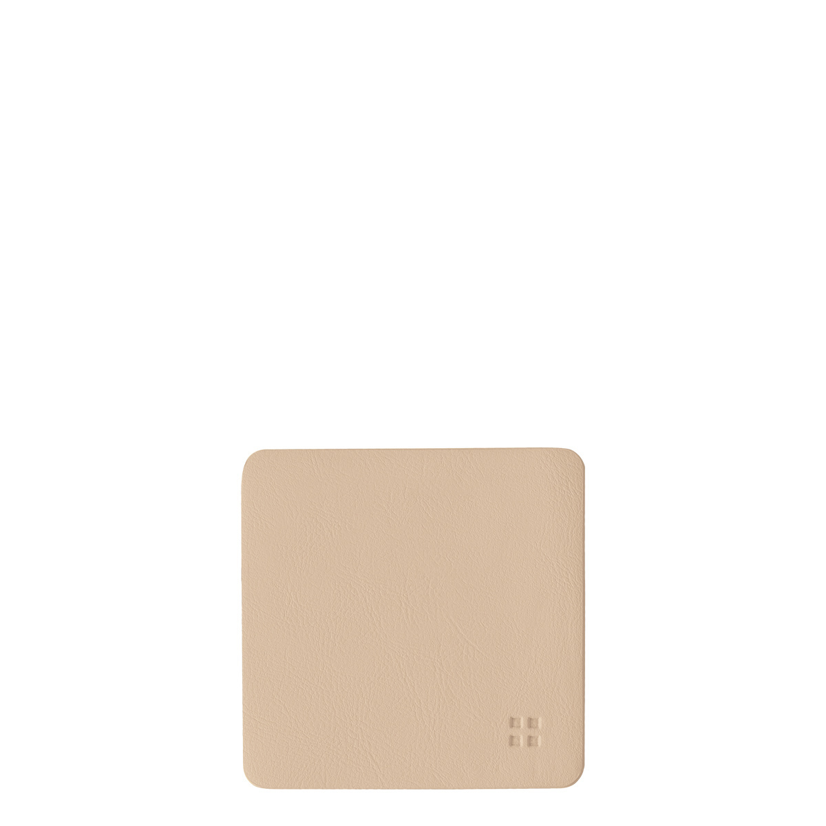 Glasuntersetzer eckig PVC Nature 10x10 cm - Elements Ambiente