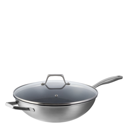 Wok mit Glasdeckel ø 30 cm | Sirius Terra