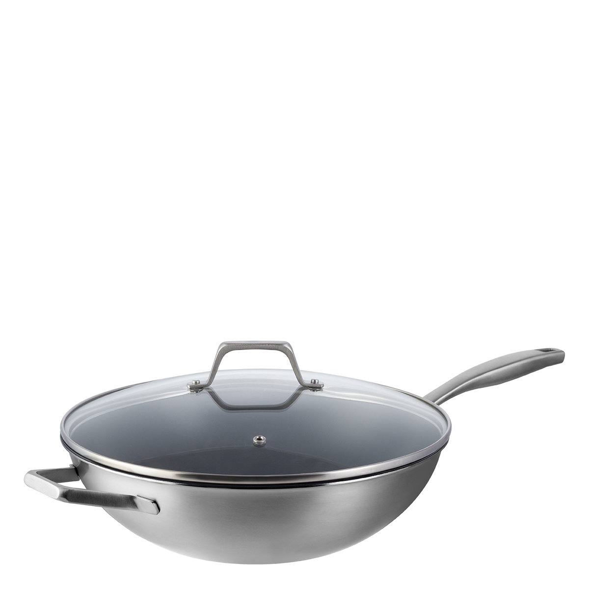 Wok mit Glasdeckel ø 30 cm | Sirius Terra
