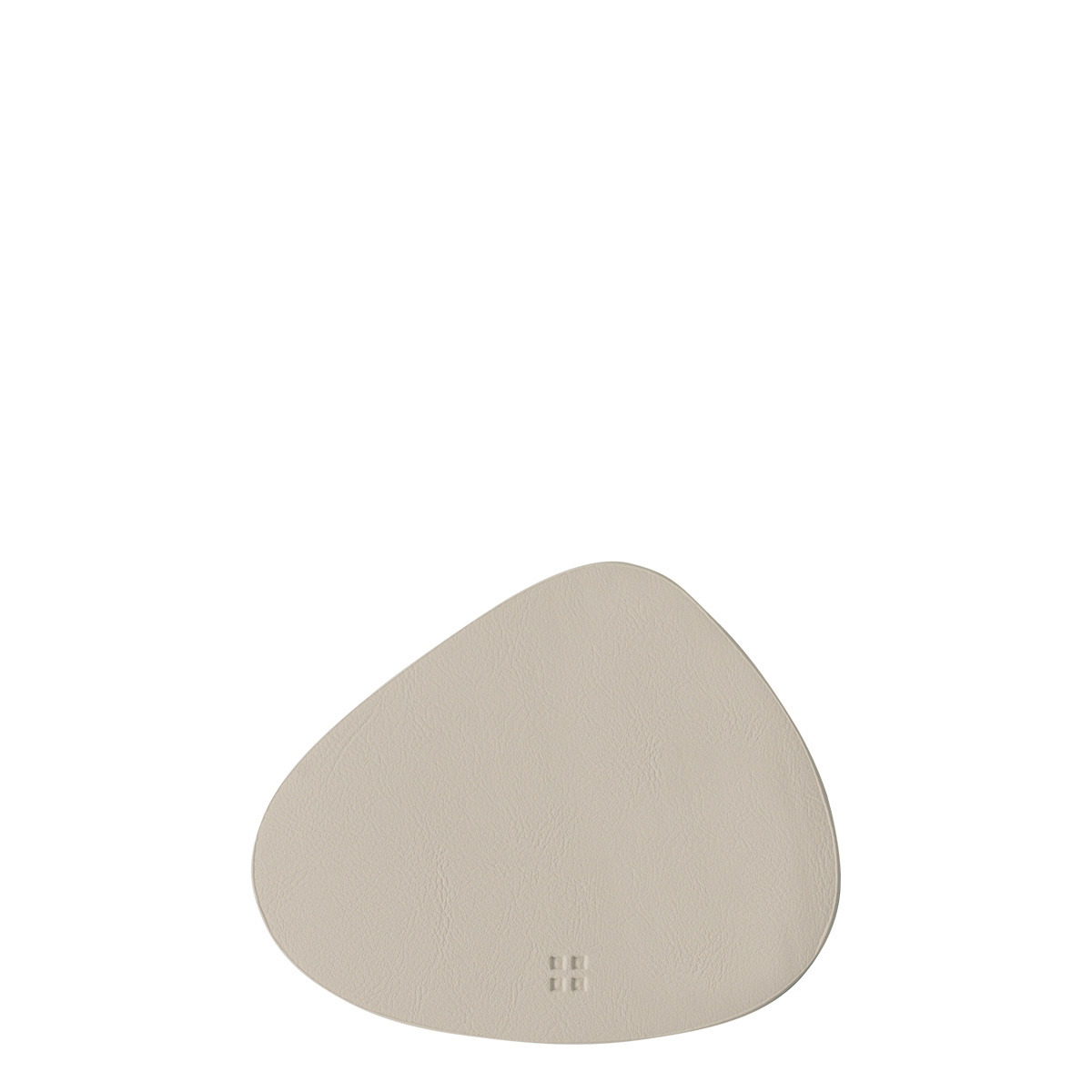 Glasuntersetzer triangle PVC Sand 14 x 11.5 cm - Elements Ambiente