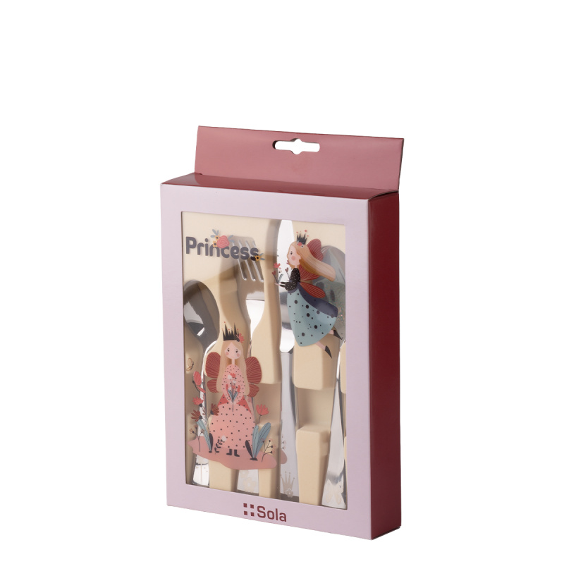 Princess Kinderbesteckset 4-tlg. — KIDS WORLD poliert