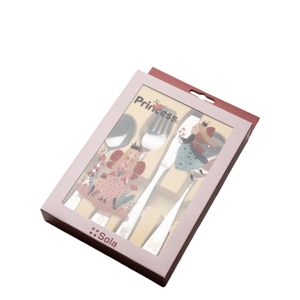 Princess Kinderbesteckset 4-tlg. — KIDS WORLD poliert