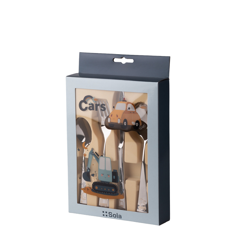 Cars Kinderbesteckset 4-tlg. — KIDS WORLD poliert