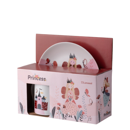 Kinder Porzellan-Set Princess 3-tlg. – KIDS WORLD