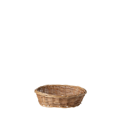 Ovaler Weidenbrotkorb 28 × 22 × 8 cm — Flow Wicker