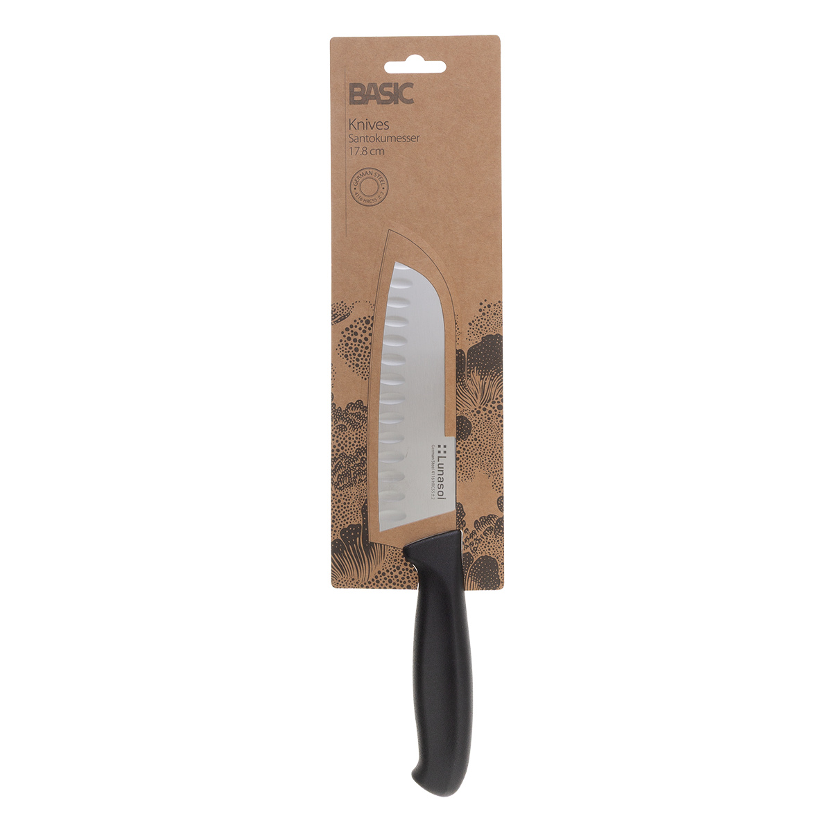 Santoku-Messer 17,8 cm | Basic Lunasol