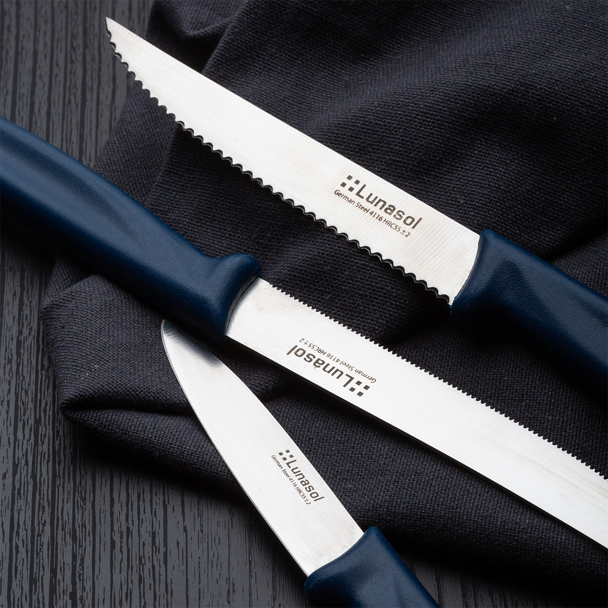 Küchenmesser 7,8 cm ohne Wellenschliff | Master Blue